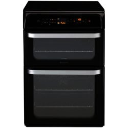 Hotpoint HUI62TK Ultima Electric Cooker with Induction Hob in Black